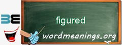 WordMeaning blackboard for figured